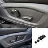 Cover Trim Electric Seat Adjust Button Carbon Texture For Ford Explorer 20-