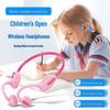 Wireless Bluetooth Bone Conduction Kids' Headphones - Ear Protection, Non-In-Ear, for Students, Online Classes, Sports, Running, Hanging Type