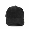 Baseball Cap Corduroy Hat Adjustable Curved Visor Vintage Solid Plain Men Women Casual Caps GZW