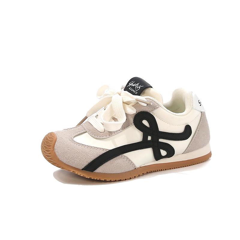 2025 Spring Popular Leather Sports Shoes Boys Baby Soft Sole Non-slip Casual Shoes Girls Fashion Forrest Gump Shoes