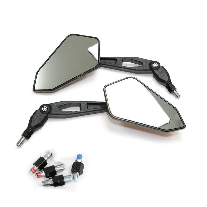 Zpětná zrcátka M8/M10 Pár Pro Yamaha Honda Suzuki Kawasaki BMW Aprilia Generic