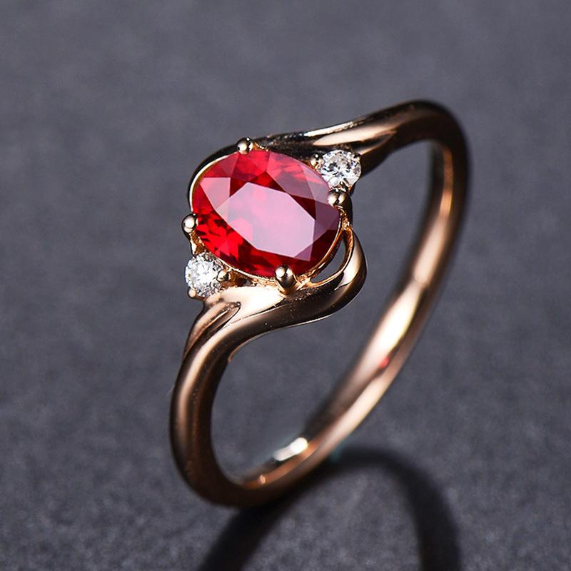 Brand New S925 Sterling Silver Pigeon Blood Ruby Ring, Adjustable, Luxurious Engagement Jewelry Gift