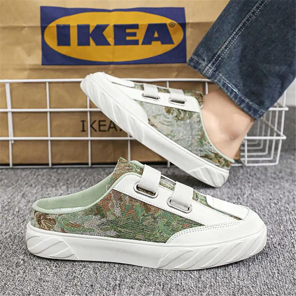 White Mint Green Luxury Brand Men's Sandals Slippers Men Outdoor Special Men's Shoes Sneakers Sports Tenes Mascolino