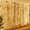 3/4/6M LED Curtain Lights Fairy Garland On the Window USB 8 Modes Light String Christmas Wedding Party Festoon Home Decoration