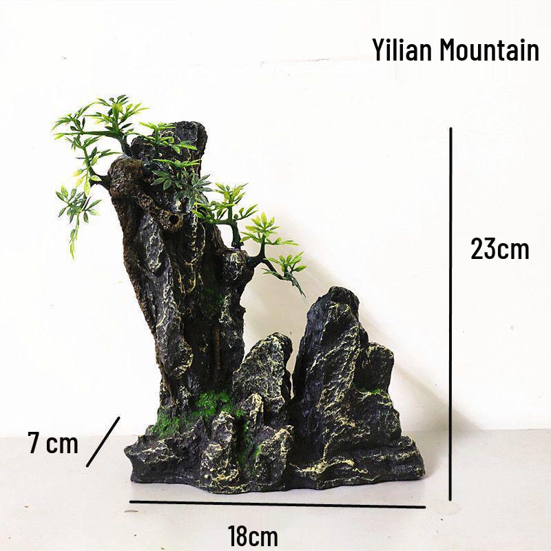 Aquarium Landscape Rockery Stone Decoration for Medium and Small Tanks