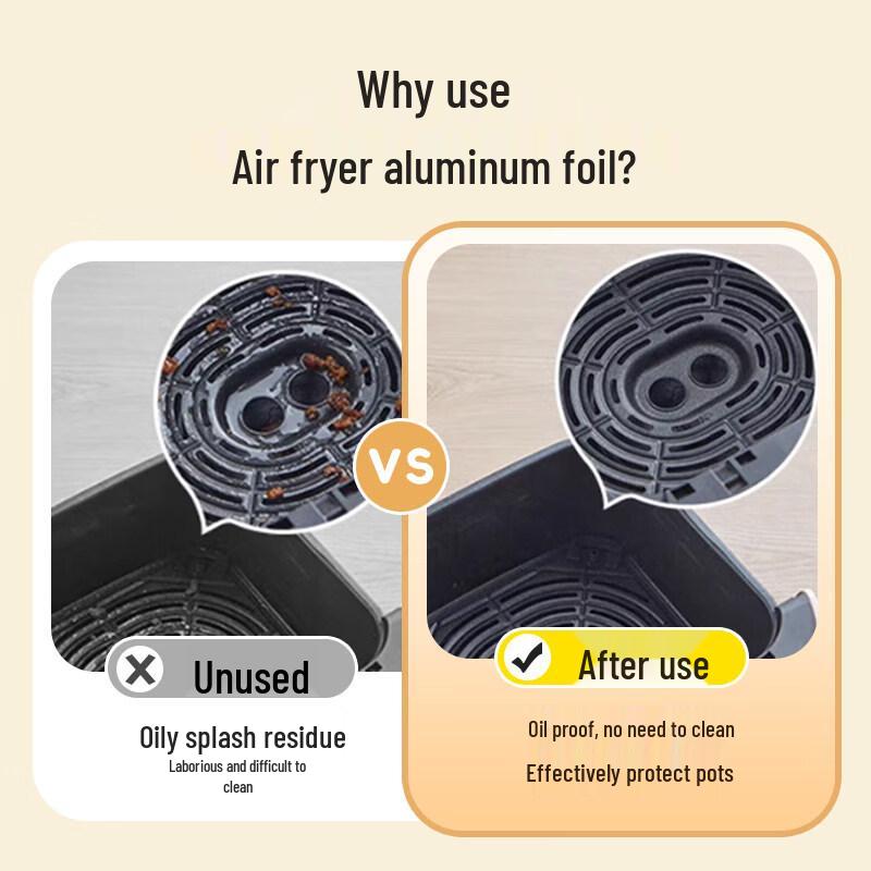 ZISIZ Air Fryer Aluminum Foil Trays