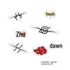 Naruto Akatsuki & Kakashi Waterproof Reusable Stickers - Genuine Merchandise