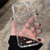 For iPhone 17 16 15 14 13 12 11 Pro Max Air Case Cute Small Floral Pattern Glitter Cover For iPhone XS XR X 7 8 Plus 17E Fundas