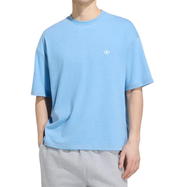 Adidas Originals Trefoil Essentials Хлопковый Вязаный Удобный Мягкий Футболка Мужские Топы KV4890 L