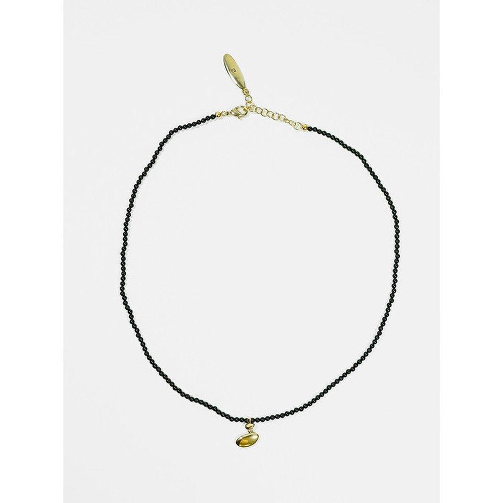 Small Round Black Beads Necklace