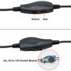 USB to 4Pin Fan Convert Cable with Adjust Switch PWM 5V to 12V Boots Cable USB Sleeved PC Fan Power Adapter USB 3pin Connector
