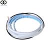 2Pcs Flexible Sequential Turn Signal white+yellow 60cm LED Daytime Running Light