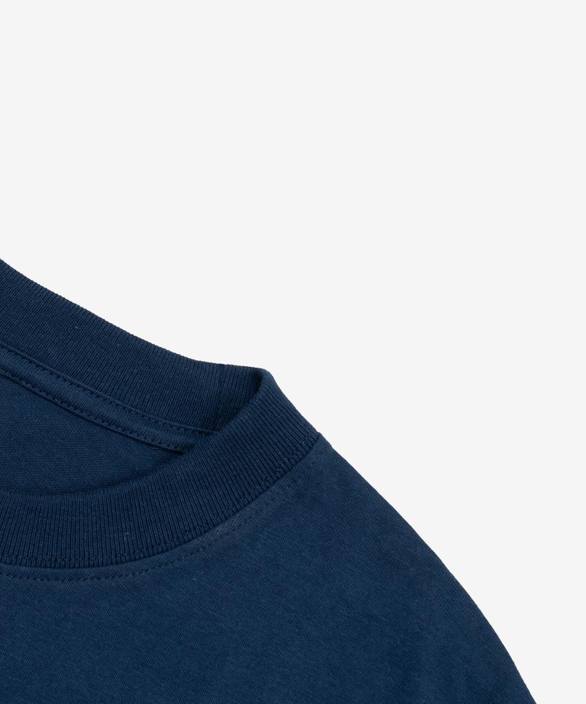 Net Social Club Apocalypse Snake Grass Mode Graphic Short Sleeve T-Shirt (Dark Blue)