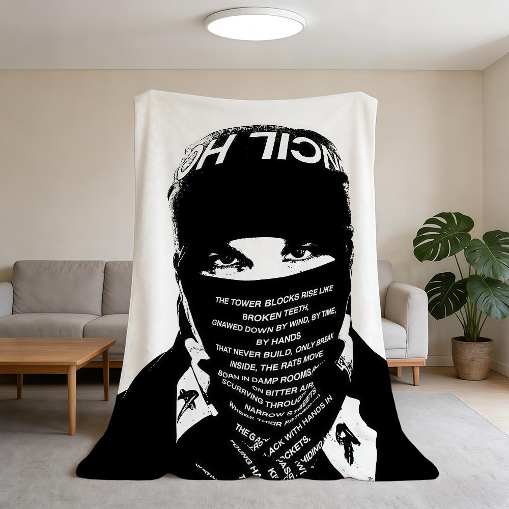 Blanket Super Warm Rebel Comfortable Plush Rapper EsDeeKid Throw Blanket Child Home Sofa Bedroom Gift 75x90cm