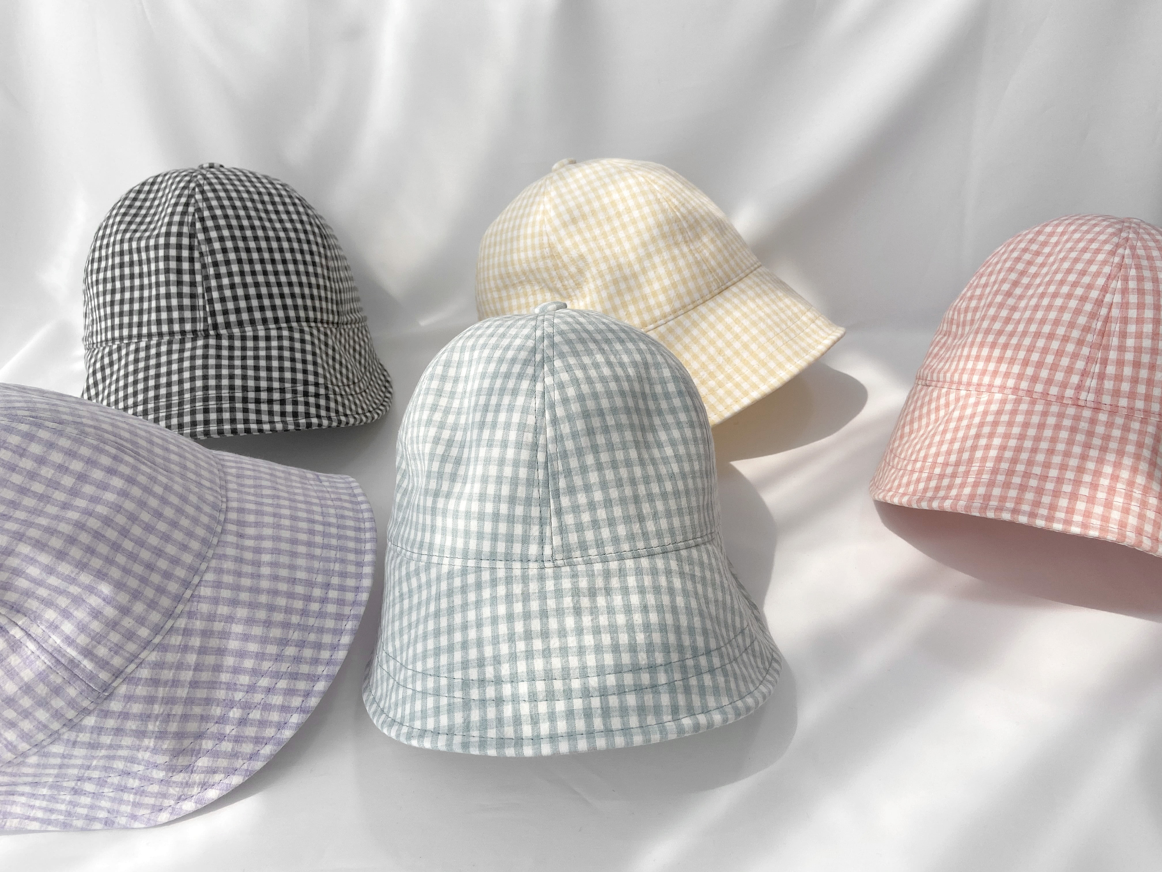 

Женская Унисекс Клетчатая Панама Панама Purple