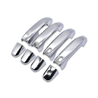 Chrome Car Door Handle Cover Trim with 2 Auto Sensor Holes For Chevy Silverado 1500 2019 2020 2025 2025 2025 2025 CarAccessories