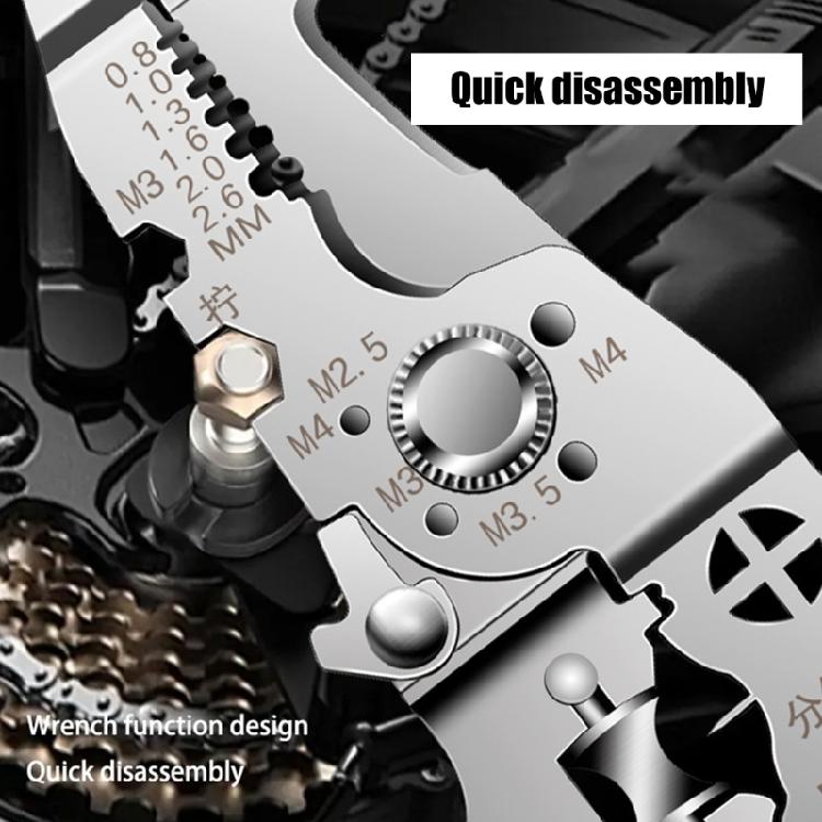 Foldable Wire Stripper Tool Multifunction Wire Strippers Electrical 16 in 1 Wire Cutter Wire Crimper Wire Stripping