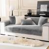 Thicken Plush Sofa Cushion Luxury Solid Color Sofa Towel Covers Soft Non-slip Couch Slipcovers for Living Room Bay Window Pad