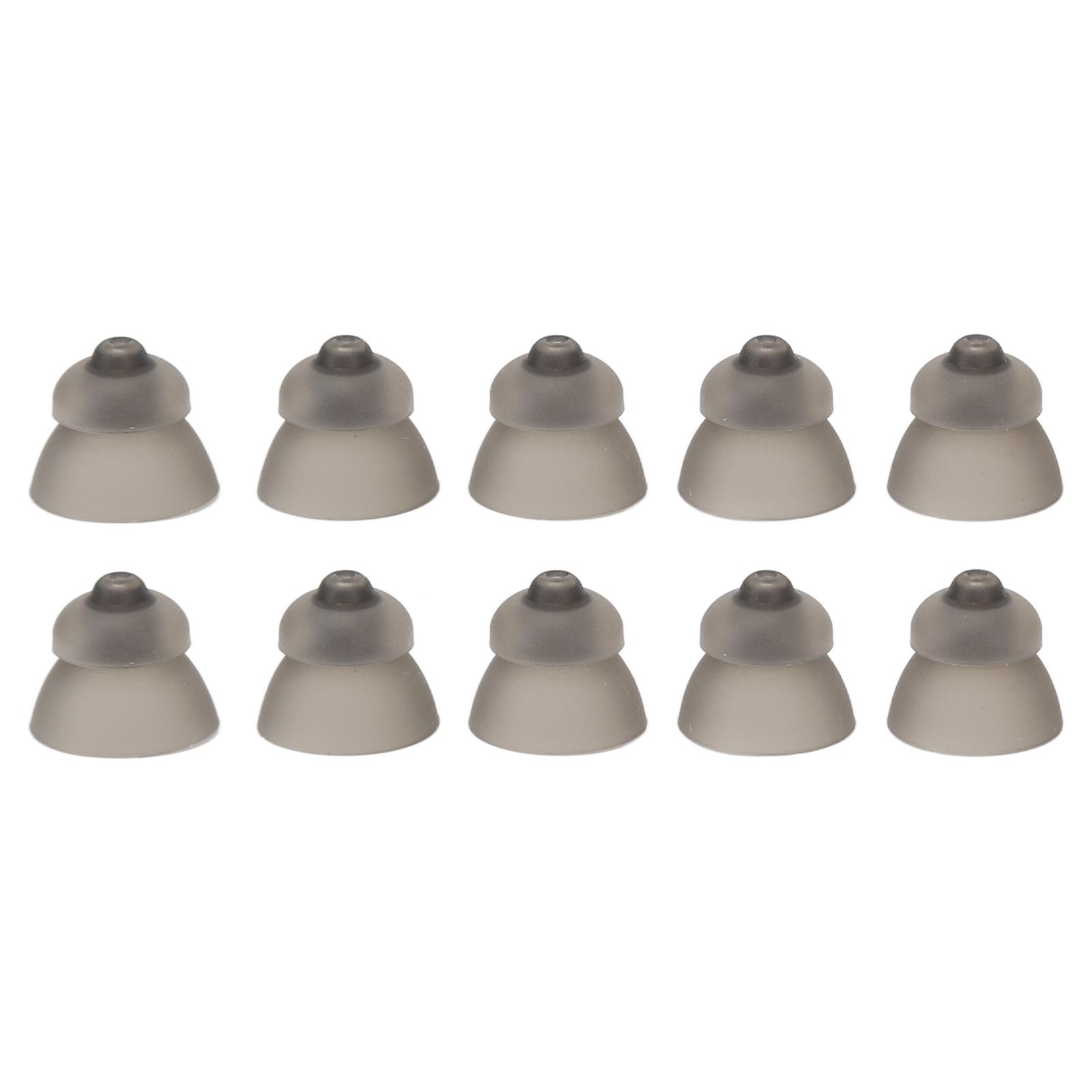 

10 шт. Купол звукового усилителя Двухслойный Открытый Моющийся Силиконовый Статический Наконечники для звукового усилителя Ушной вкладыш 11mm