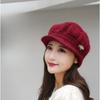 Velvet Hat, Thickened Hat, Knitted Hat, Knitted Hat, Warm Hat, Ladies' Hat, Beret
