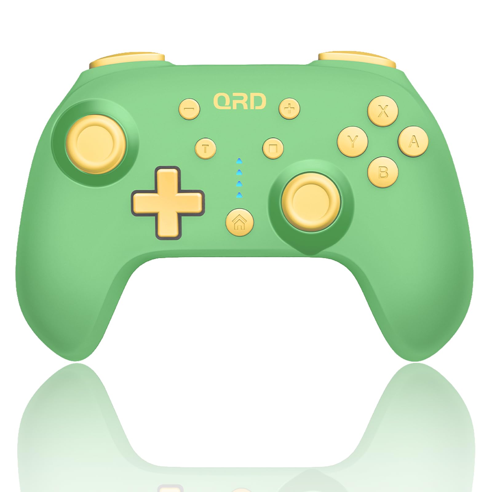 

QRD Junior E5 Cute Mini Compatible with Green Gamepad, Pocket-Sized Controller, Switch/PC/Android/IOS,