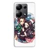 Phone Case - MANIACASE - Xiaomi Redmi Note 13 Pro 4G - Silicone - Flexible - Demon Slayer