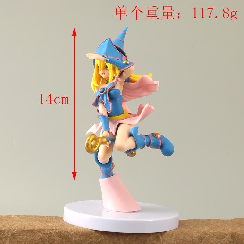 2Style Yu-Gi-Oh Figure Black Magician Girl Yugi Muto Joey Wheeler Action Figurine Desktop Model Doll Lovely Gift Collection 14CM