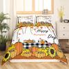 Fall Themed Duvet Covers For Kids Teens Quilt Covers Queen Size Lightweight Down Room Decor 2 Pillowcases 1 Duvet Cover No Quilt