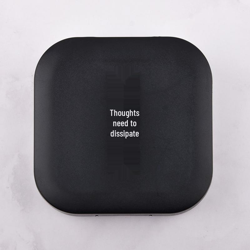 Modny pojemnik na soczewki kontaktowe z postacią ze slangu internetowego