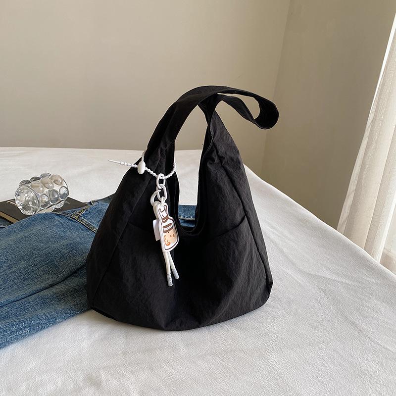 Korean Style Canvas Tote Bag Fashion Simple Large Capacity Shoulder Bag for Women KTB
