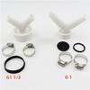 Y Shaped Forked Down Pipe Hose Connector Double Connection Dishwasher Drain Adapter Wash Machine Accessories Enduring