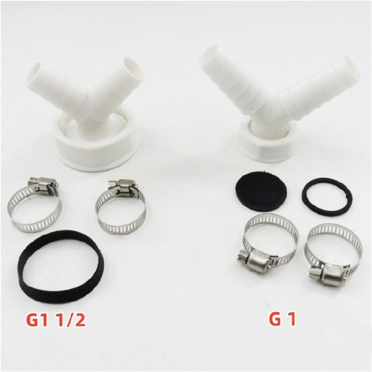 Y Shaped Forked Down Pipe Hose Connector Double Connection Dishwasher Drain Adapter Wash Machine Accessories Enduring