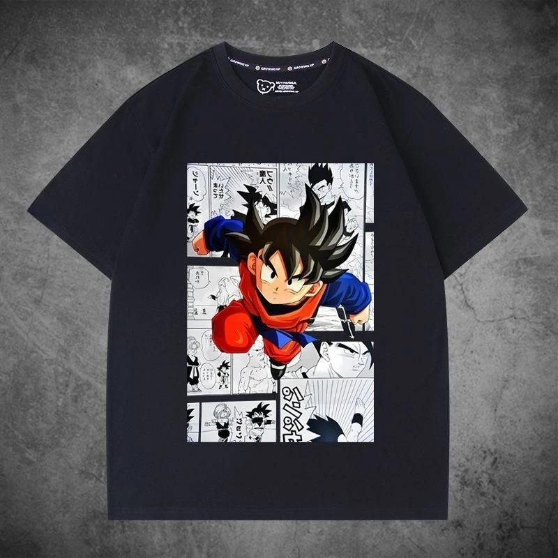 Hot Sale Dragon Ball Son Goku Graphic Print T-shirt Men Women Streetwear Hip Hop Harajuku Fashion Loose Casual Oversized Top Summer New Tee