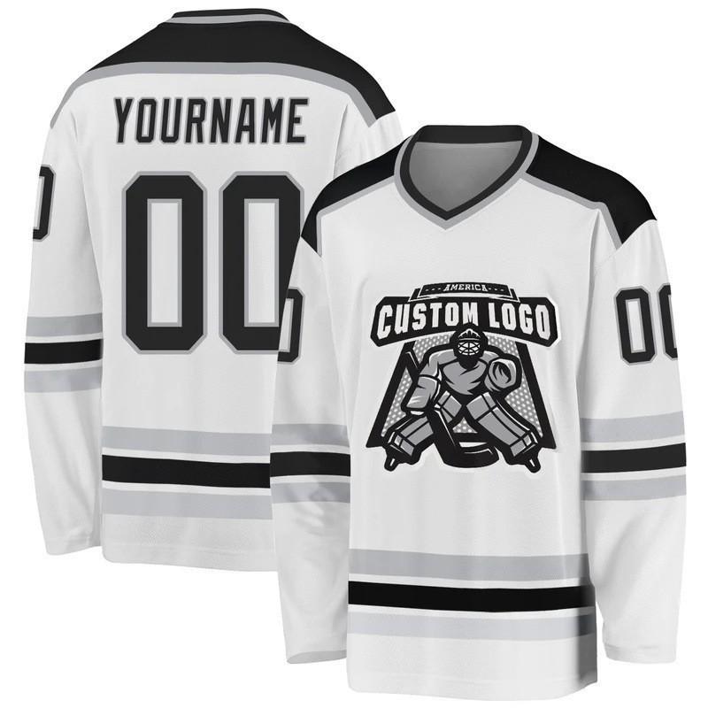 Mens Long Sleeve Duck Print Hockey Jersey T-Shirt Loose Fit Casual Sport Tee Youth