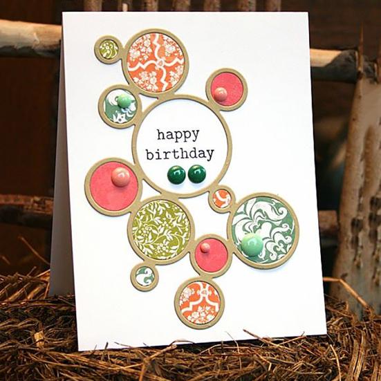 Šablona Multi Circles Vykrajovací matrice pro výrobu přáníček Embosování Scrapbooking Řemeslo