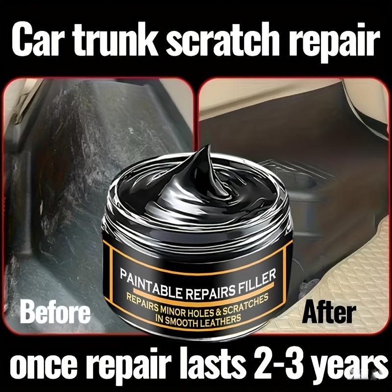 Car Scratch Repair Wax & Trim Restorer – Nano Crystal Tech for High Gloss, Plastic & Tire Protectant, Yellowing Removal