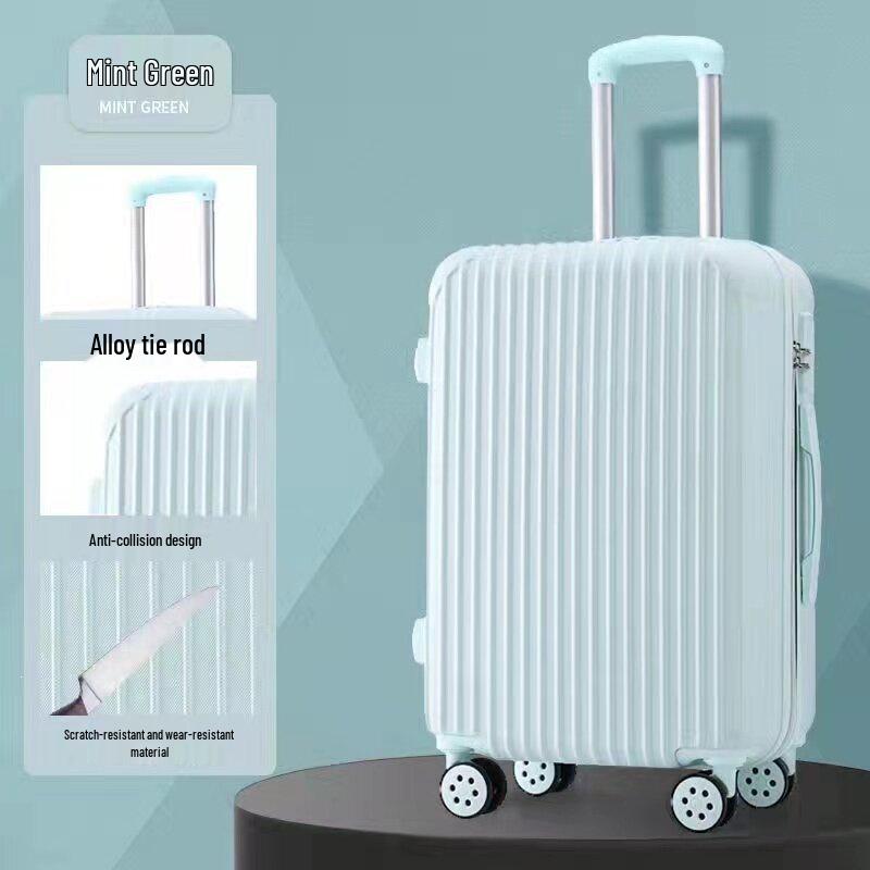 26-Inch Durable Trolley Luggage - New Style for Women & Men, 24-Inch Leather Suitcase, 20-Inch Travel Case