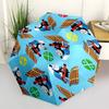 Thomas, Railway Themed Automatic Opening and Closing Umbrella, Compact Travel Umbrella, Lightweight and Portable, Suitable for Beach Commuti