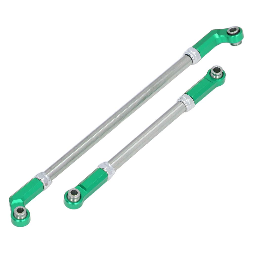 Aluminum Alloy 90mm RC Servo Linkage Steering Link Rod 7.5mm   Head Holder Tie Rod End Upgrade Kit for SCX10 III 1Celsius10 RC Crawler Car