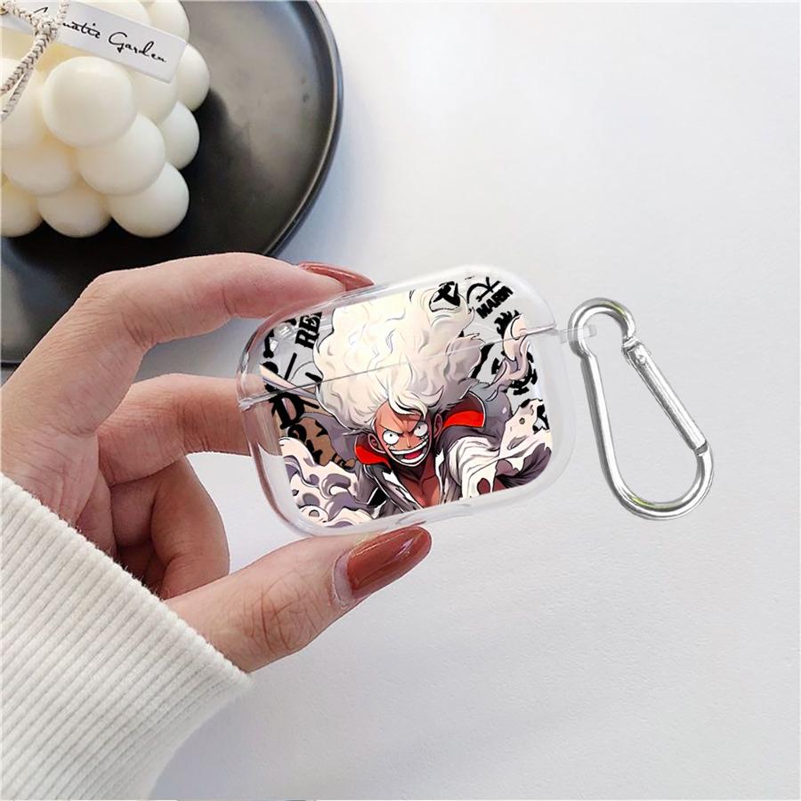 

Anime Ones Pieces Luffys Clear Earphone Cases Cover Case For Airpods 3 Pro2 Pro3 1 Pro 2 4 Airpods Pro
