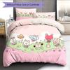 BT21 Pattern Bedding Home Decoration Birthday Gift ( 1 Duvet Cover + 2 Pillowcase, Without Core),fan Merchandise.