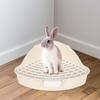 For Small Animals Bedding Box Rabbit Litter Box Pet Toilet Potty Ferrets Potty Tray Rabbit Pee Pad