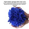 Universal Microfiber Car Wash Gloves Chenille Waterproof Mitt Soft Mesh Back  Glove Mitt Wax Detailing Brush Car Cleaning Tool