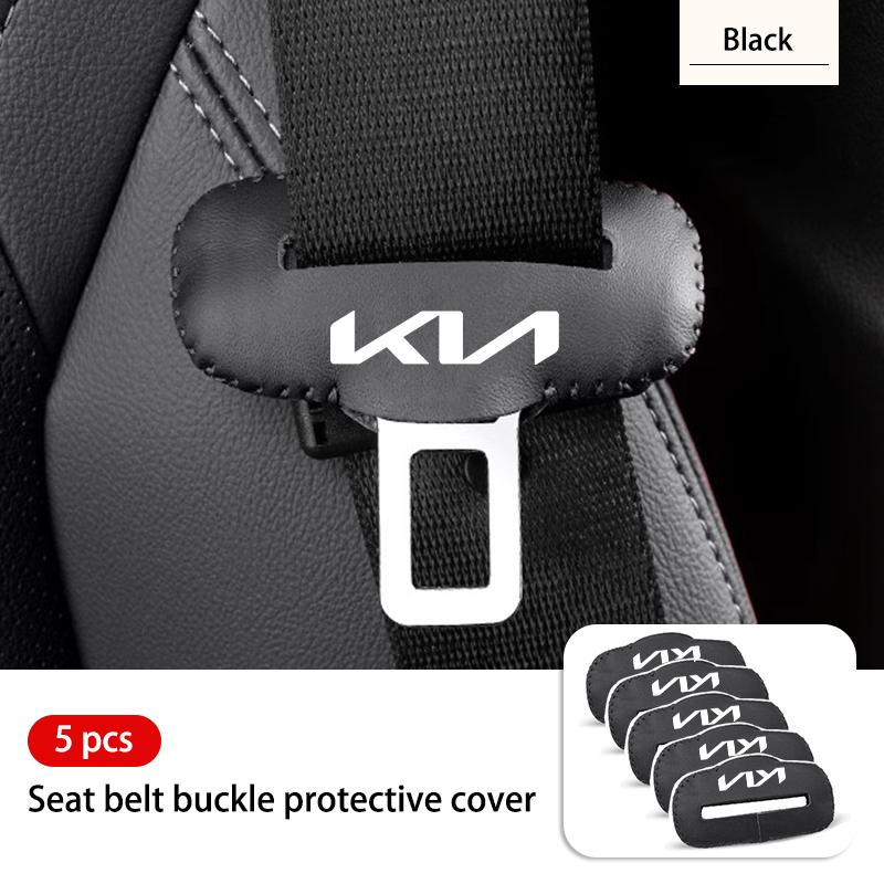 AABIU1 Car Seat Safety Buckle Protection Sleeve Adjusting Clip For KIA Rio K5 K2 Sportage Ceed Sorento Picanto Stinger Soul