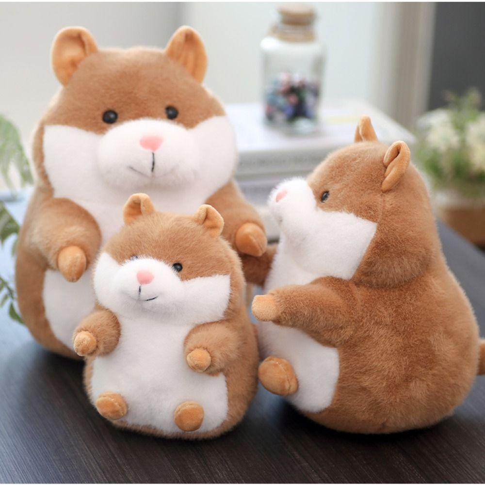 PP Cotton Hamster Plush Toys Lifelike Hamster Stuffed Toy Animal Mouse Plush Pillow  Children Girl