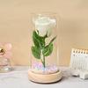 Soap flower simulation rose, soap flower with lamp, rose night light, bedroom night light bedside table ornament