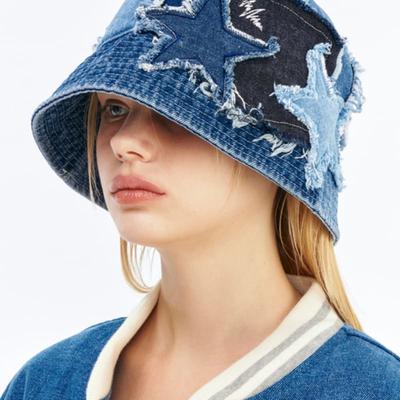 The GREATEST Star Denim Bucket BLUE