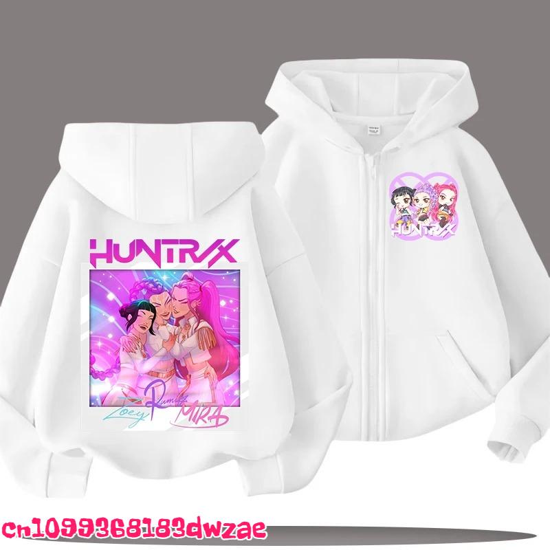 Modischer Anime Grafik Reißverschluss Hoodie Kinder Kapuzenpullover Jungen Mädchen Frühling Herbst Lässige Streetwear Jacke Kinderkleidung