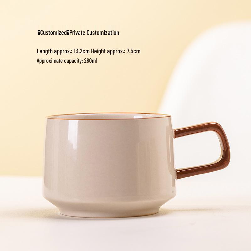 

Ash Green Ceramic Mug for Handwriting and Home Coffee Use Other