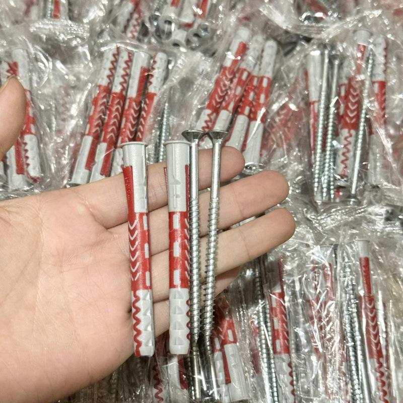 100 pcs Expansion Bolts for Hollow Brick & Aerated Concrete Anchoring